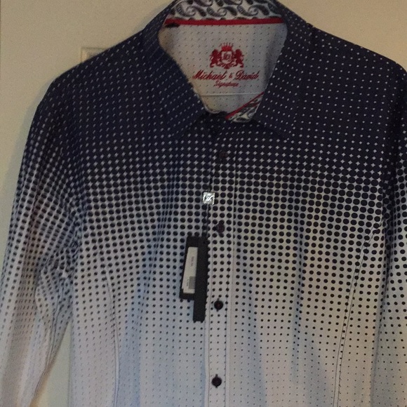 Long sleeve shirt by Michael & David, new with tag - Picture 3 of 7